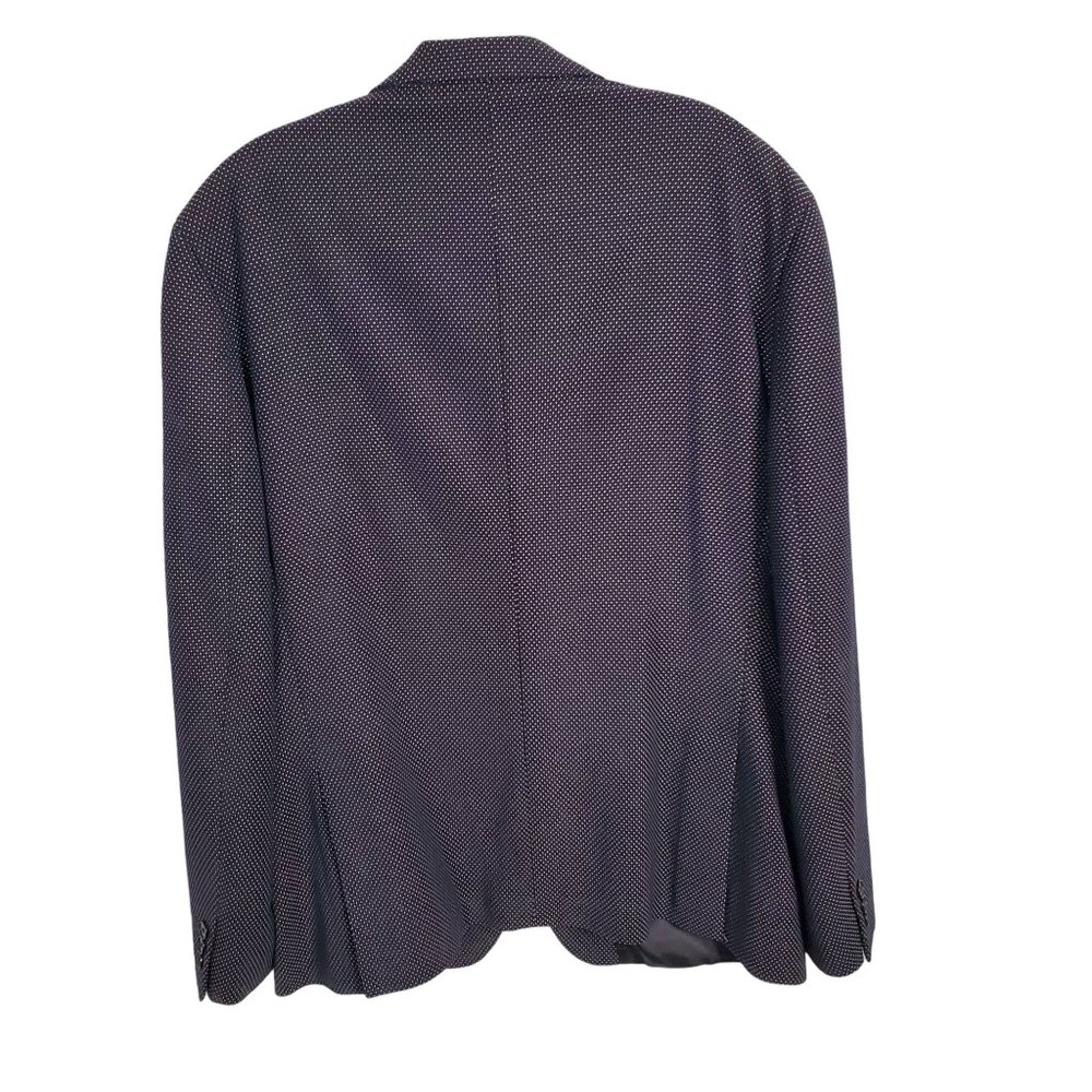 Lord & Taylor Laboratory Men's Size 44R Sportcoat Blazer Micro Polka Dot 2 Butto - Picture 3 of 14